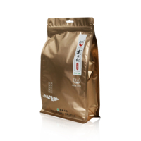 Vente en gros de sacs à valve à fond plat à huit joints latéraux de haute qualité Impression personnalisée pour l'emballage alimentaire pour thé Matcha poudre café