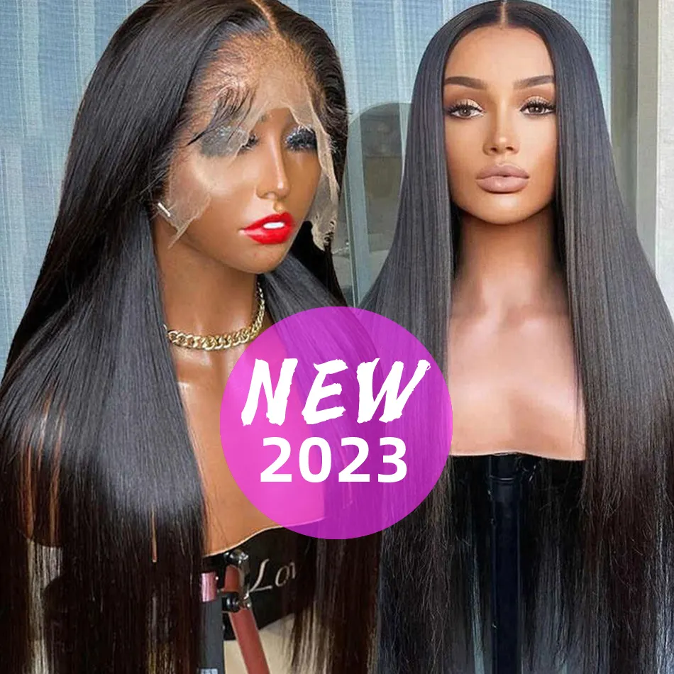Free Sample Raw Indian Perruque Braided Cuticle Aligned Virgin Bone Straight Hair Hd Lace Front Wigs For BlackWomen