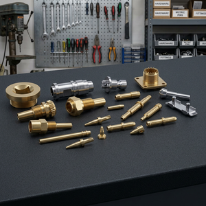 Pièces métalliques en laiton usinées CNC, composants personnalisés de précision pour équipements industriels - Product Image 3