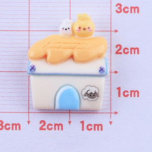 Buena Calidad Stock a granel Happy Garden Farm Theme Flat Back Resina Accesorios Diy - Product Image 5