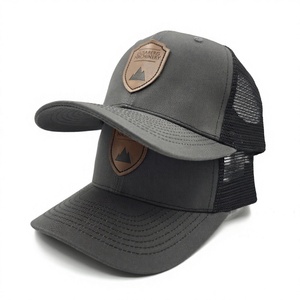 Minimalist Basic Richardson 112 Trucker Hat Custom Leather Patch Low MOQ Tactical Outdoor Fishing Hunting <b>Mesh</b> Snapback - Product Image 2