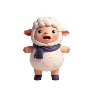Custom Popular Blind <b>Box</b> Sheep PVC Figure Collectible <b>Toy</b> For Kids 4-6 Years - Product Image 1