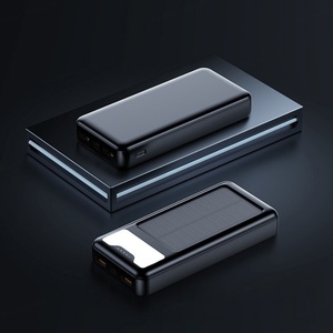 Batteries externes d'urgence de haute qualité à double sortie, grande capacité 20000mAh 8000mAh, recharge solaire, pour l'extérieur - Product Image 4