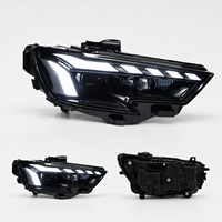 Ensemble de phares LED BK pour Audi A3 2013-2020 RS, nouveau style DRL, clignotants séquentiels, projecteur BiLED, plug and play