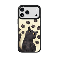 Coque de téléphone AG Feeling Black Edge avec motif griffe de chat doré pour iPhone 17, 17 Pro Max, 16 Pro, 15 – Coque magnétique