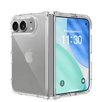 Coque rigide transparente pour iPhone 18 Foldable, coque de téléphone portable en cristal pour iPhone