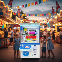 Vente directe usine : Mini machine à griffes avec système de paiement multiple, machine de jeu d'arcade personnalisée pour parc d'attractions