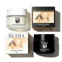 Pot vide en verre mat noir, transparent ou ambré de 5g, 10g, 15g, 30g, 50g, 100g pour nettoyant visage, gommage, hydratant, soin de la peau, crème contour des yeux
