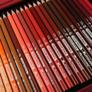 Gxin P021B2 100 색상 전문가 크레용 드 couleur 부어 enant 색상 선물 상자 색연필 사용자 정의 색연필