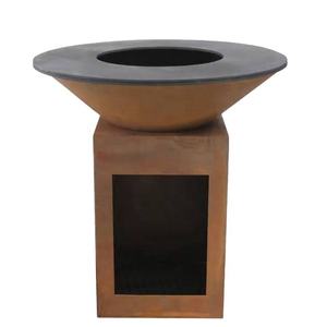 <span class=keywords><strong>Beefmaster</strong></span> extérieur Brasero BBQ Métal Foyer à bois Corten Steel Charcoal Barbecue Grill - Product Image 1