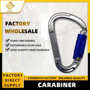 Factory Wholesale Pear-Shaped Climbing Equipment Aluminum Alloy Carabiner Hook With Professional For Rock Climbing