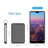 Banque d'alimentation portable Charge rapide intelligente 2 USB Micro USB 5000mAh Ultra mince 25W Batterie Li-polymère Chargeur universel 1 an