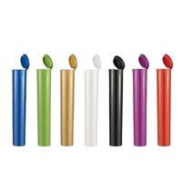 Tubo de Plástico PP con Tapa a Presión, Resistente a Niños, Personalizado, Multicolor, de 98mm, 109mm, 116mm, 120mm, con Serigrafía para Envasado de Medicamentos