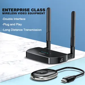 Sibolan transmissão wireless 4k 1080p, vídeo e áudio, transmissor sem fio hd para laptop, tv, monitor e projetor