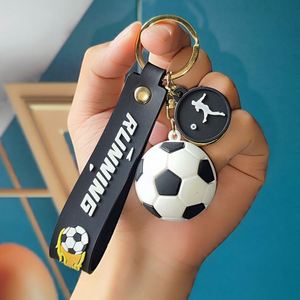 <b>Cute</b> Football Keychain Creative Soccer <b>Keyring</b> for Fan Gift & Event Promotion Sports Bag Charm - Product Image 6