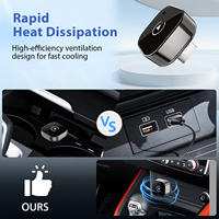 YB TKCP001 Dongle Inalámbrico CarPlay Ultra Compacto Sin Retraso 5G WiFi, Actualización Profesional de Alta Velocidad, Conexión Universal para Smartphone