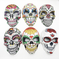 Masque de crâne personnalisé pour Halloween, le Jour des Morts, casque intégral, accessoires effrayants pour fête d'Halloween, jouet
