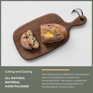 Tabla de cortar pequeña <span class=keywords><strong>Muso</strong></span> con asa y orificio, 0.8 pulgadas de grosor (15.2x7.3 pulgadas) - Product Image 4