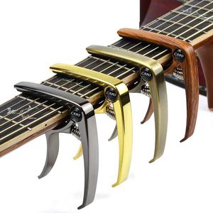 Capo de guitare en métal universel pour guitare acoustique, électrique, ukulélé, couleur noire - Product Image 4