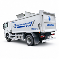 Camion à ordures compacteur à chargement latéral automatique diesel SHACMAN L3000 pour la collecte des déchets municipaux