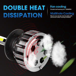 X6 <span class=keywords><strong>4</strong></span> côtés 3D H27 880 881 LED H11 <span class=keywords><strong>Feux</strong></span> antibrouillard automatiques COB 360 degrés Ampoules de phares de voiture H8 H1 9005 9006 H7 <span class=keywords><strong>Feux</strong></span> LED 6000K Blanc - Product Image 4