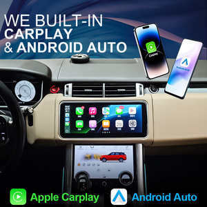 Navihua Nuevo Diseño Radio de Coche Android con Pantalla Curva de 12.3'' GPS Navegación Multimedia Carplay para Range Rover Sport L494 2014 2017 - Product Image 3