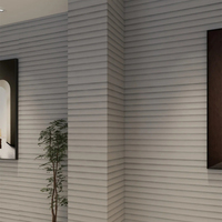 Revêtement mural flexible en tuiles de terre cuite modifiée, flexible et moderne, panneau composite ondulé MCM, résistant aux UV, ignifuge, imperméable