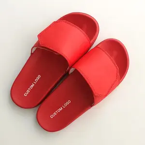 תוצרת סין מתכוונן Custom לוגו שקופיות סנדל רצועת מדבקת EVA נעלי זולה