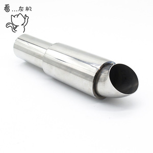 Exhaust Tip 51mm-63mm Mirror <b>Polished</b> Stainless Steel <b>Car</b> Muffler - Product Image 2