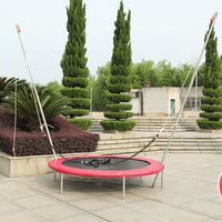 Offre Spéciale intérieur pliant enfants Trampoline lit pas cher en acier tissu mousse PVC matériel pour le Fitness pour adultes enfants utilisation en plein air