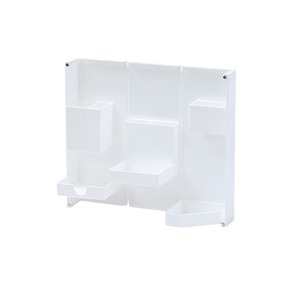 <b>Desktop</b> 3D Foldable Student Stationery Storage Box Multi Layer Pencil Case Office School Supplies <b>Shelf</b> White Gray Blue - Product Image 2