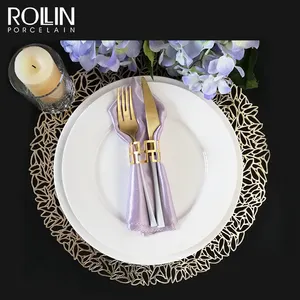 Assiettes de buffet bon marché, assiettes en porcelaine personnalisées <span class=keywords><strong>pour</strong></span> <span class=keywords><strong>Restaurant</strong></span> - Product Image 1