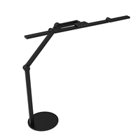 Nouvelle lampe de bureau LED à col de cygne en métal, réglable et dimmable, avec bras articulé, lampe de table intelligente pliable 2026