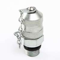 Adaptateurs de raccordement de test en acier au carbone de haute qualité pour filetage femelle G1/4 à M16*2 avec valve à piston