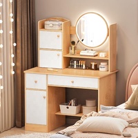 Coiffeuse en bois avec miroir pour chambre à coucher en Offre Spéciale