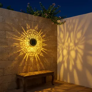 <span class=keywords><strong>Lampe</strong></span> <span class=keywords><strong>solaire</strong></span> murale pour clôture, éclairage de terrasse extérieur, lampes décoratives pour jardin, poteaux, patio, <span class=keywords><strong>LED</strong></span> pour escaliers, étanches, en métal, pour marches - Product Image 5