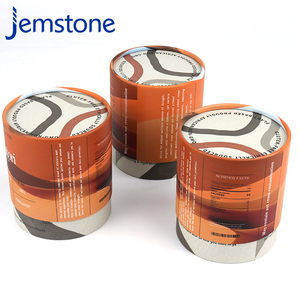 Envase de Cartón Kraft en Forma de Cilindro para Té Suelto, Chocolate y Proteína en Polvo, Diseño Personalizado, Reciclable y de Grado Alimenticio - Product Image 3