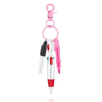 Mini kit stylo infirmière avec porte-clés médical, clip enrouleur de badge et porte-carte d'identité, cadeau de remerciement pour infirmière