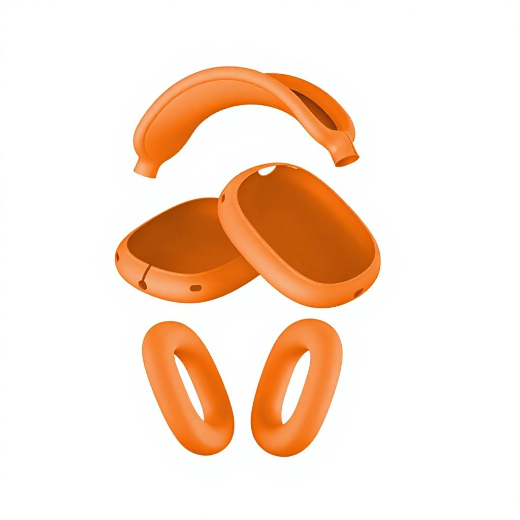 Naranja papaya (juego de 3 piezas de silicona)