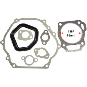 5-8kw Gasoline Generator Parts 188F/190F Full Vehicle Mat Cylinder Head <b>Gaskets</b> Muffler Carburetor Breather for Vehicles - Product Image 3