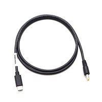 Câble d'alimentation USB Type-C mâle PD DC 5521/5525/4817 en cuivre pur avec gaine en PVC certifié CE/ROHS/FCC pour ordinateurs et imprimantes