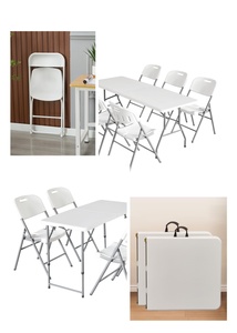 كراسي قابلة للطي للحدائق الخارجية بالجملة، كراسي حفلات زفاف بيضاء حديثة قابلة للطي - Product Image 3