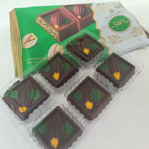 Vente directe d'usine Chocolat OEM Confiture de pistache Aliments sucrés solides Vente en gros Barre de chocolat Dubaï - Product Image 5