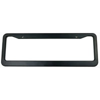 Australie 36*13cm noir logo personnalisé cadre de plaque d'immatriculation en aluminium couvercle de protection de plaque d'immatriculation