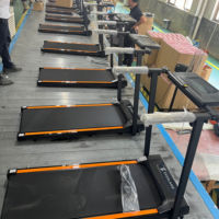Caminadora Eléctrica Plegable Profesional para el Hogar y Uso Comercial, Mini Caminadora con Pantalla, Máquina para Caminar