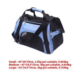 Moda caliente Patrón sólido Mochila para mascotas Jaulas de pegamento para perros y gatos resistentes al desgaste Bolsa portátil fuera del bolsillo - Product Image 3