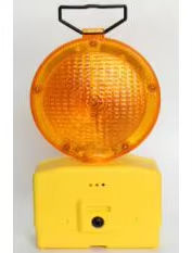 Vert jaune ambre rouge bleu alimenté par batterie LED Barrière de construction routière Sécurité routière Barricade Avertissement Clignotant - Product Image 2