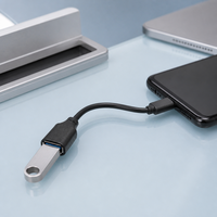 Câble de données USB-C vers port USB femelle pour OTG Type-C à courte portée