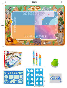 80 60 حصيرة خربش الماء السحرية هدايا عيد الميلاد للأطفال حصيرة رسم خربش الكتابة - Product Image 4