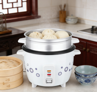Mini-cuiseur à riz électrique intelligent multifonction en gros avec pelle, tasse doseuse et cuve intérieure antiadhésive en acier inoxydable, portable